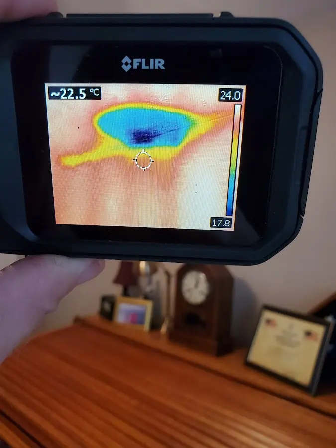Thermal imaging inspection for water damage in Ridgefield Park village