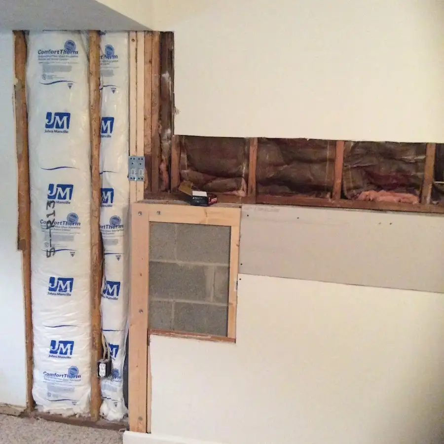 Wall insulation replacement during Odor Removal & Deodorization in Ridgefield Park village